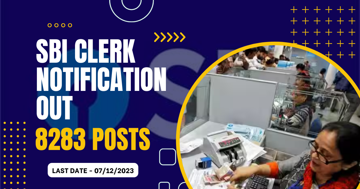 SBI JA Clerk Recruitment 2024 For 8283 Posts SSC Times